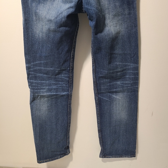 Levis 505 Blue distressed Jeans 32x32 - Picture 4 of 6